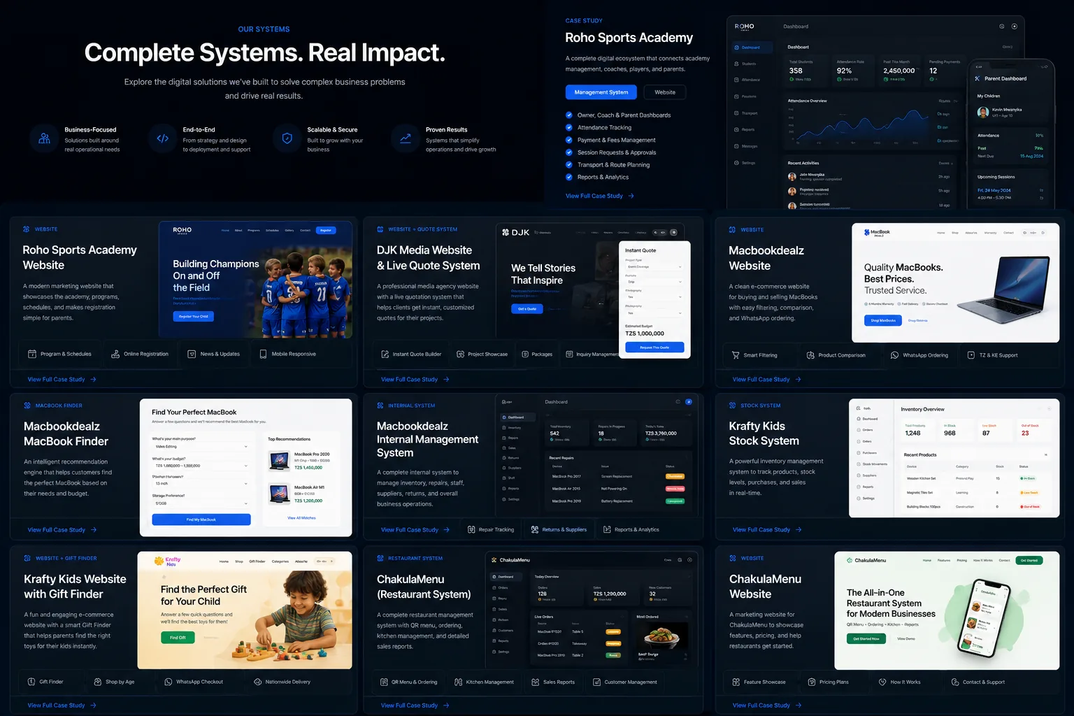DJK Technologies systems portfolio overview